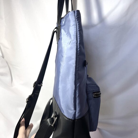 Adrienne Vittadini  Women\'s Back Pack/Purse/Bag-Stella Blue/Black-NWOT-Nylon-Cas main image 4